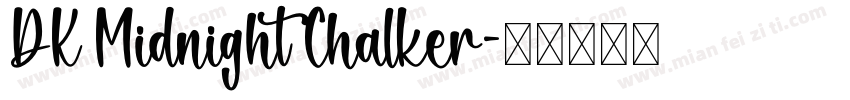 DK Midnight Chalker字体转换